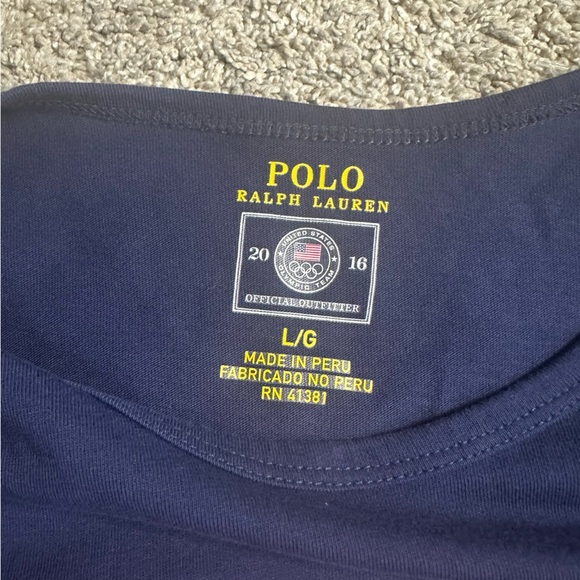 Polo Ralph Lauren 2016 olympic official outfitters T-shirt dress cotton USA 4th - Picture 4 of 8
